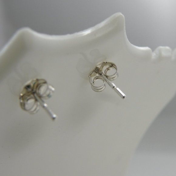 NEW Mini Heart Ball Stud Earrings Return to Tiffany & Co Solid Sterling Silver - Picture 5 of 13